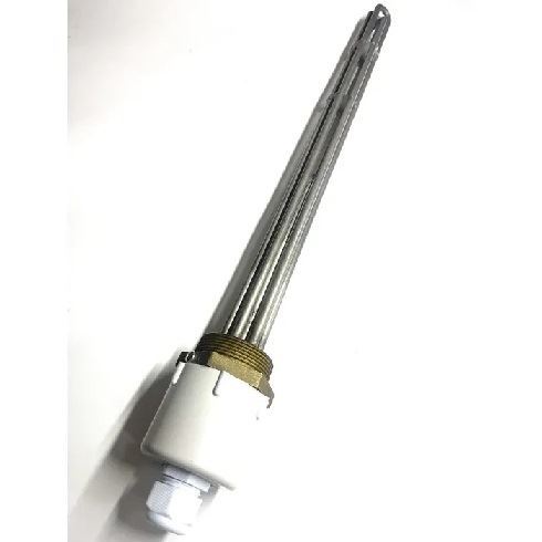 Heating element straight triple 4500W/380V 2 inch