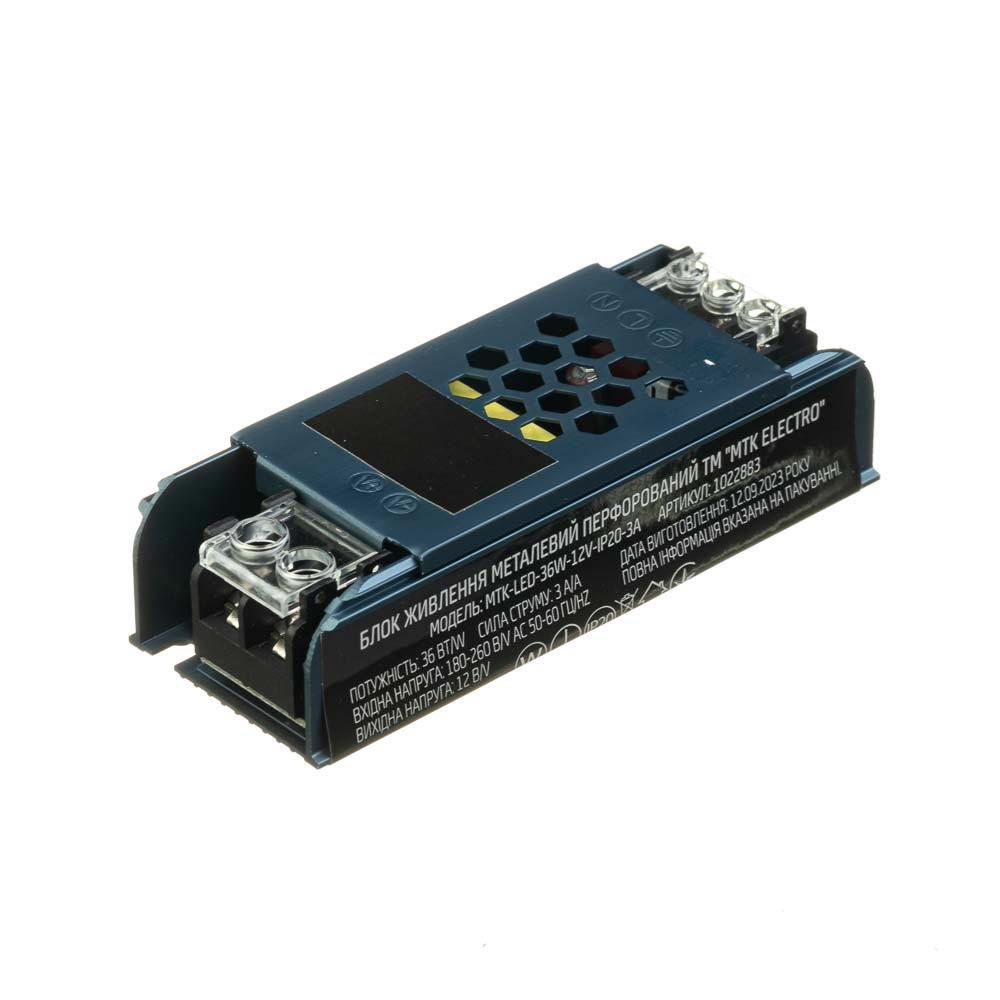 Power supply for LED 12V-3А-36W IP20 MTK (1022883)