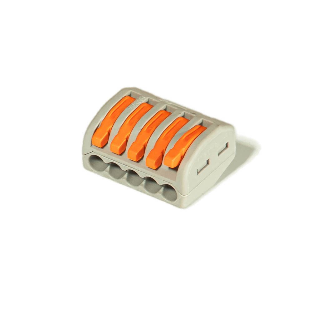 Terminal block gray 5 levers RST-215 (1022280)