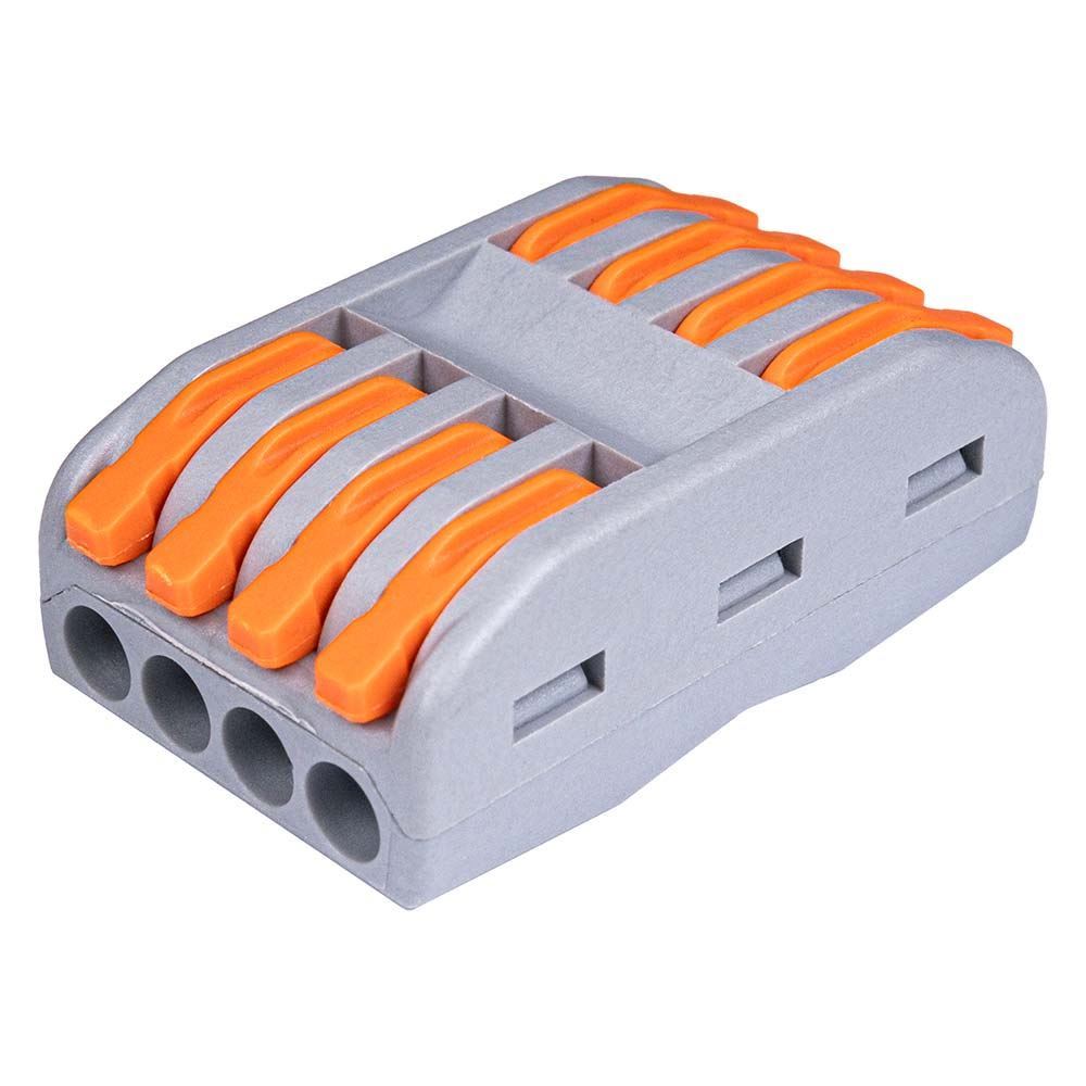 Gray through-hole terminal block 4+4 РСТ-224 (1022571)