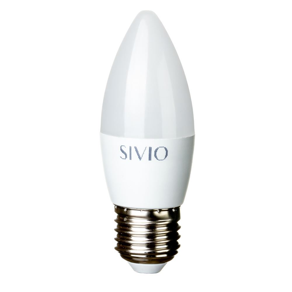 LED lamp SIV-E27-C37-7W-4100K SIVIO (1012808)