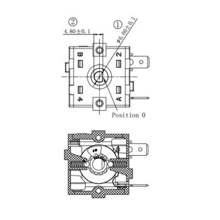 3-position switch Vasstrength VST-RS3-047A