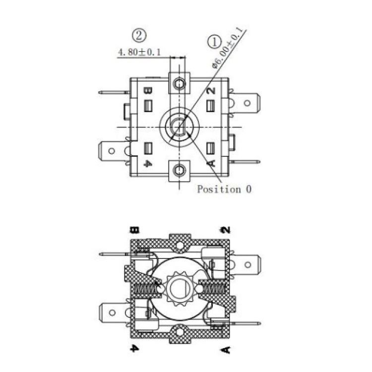 3-position switch Vasstrength VST-RS3-055A