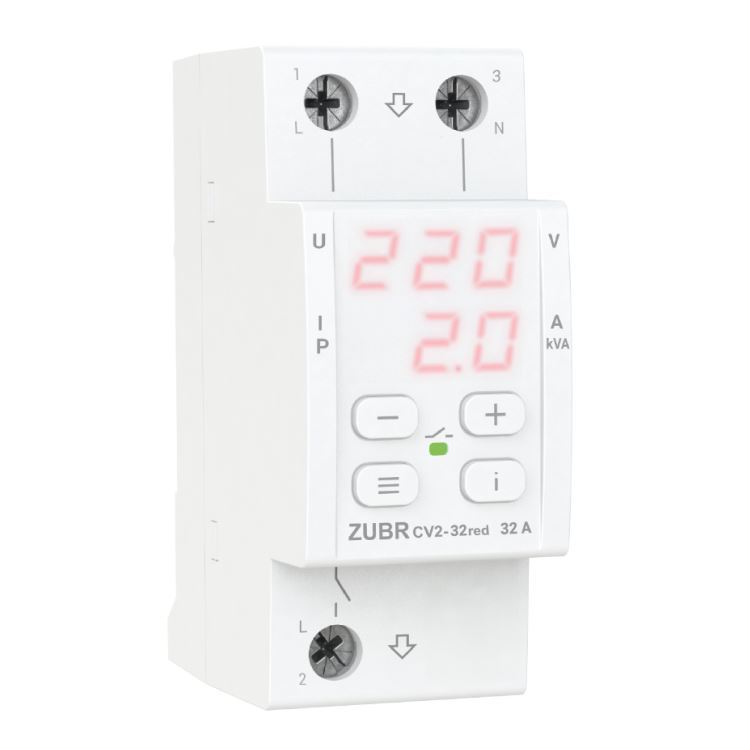 Voltage relay ZUBR CV2-32 red
