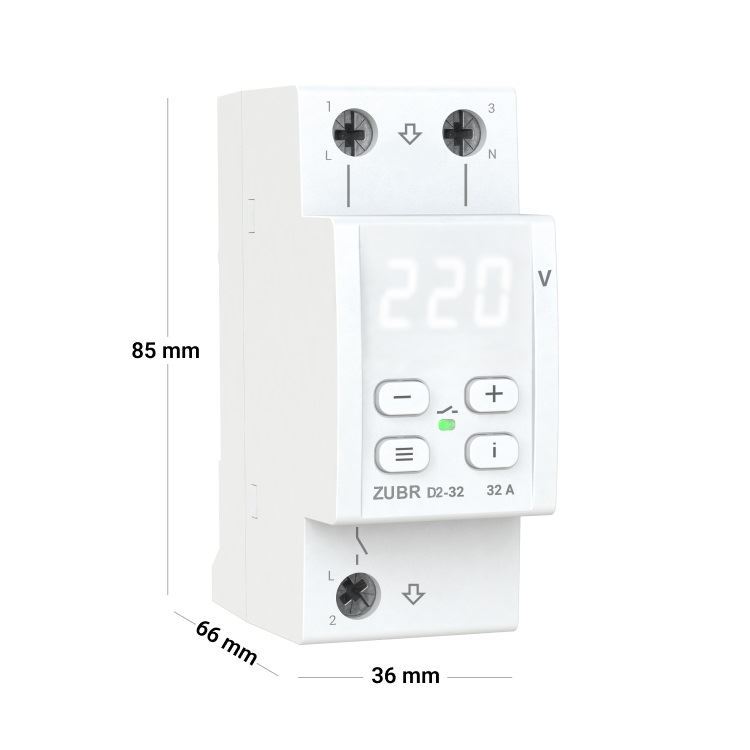 Voltage relay ZUBR D2-32
