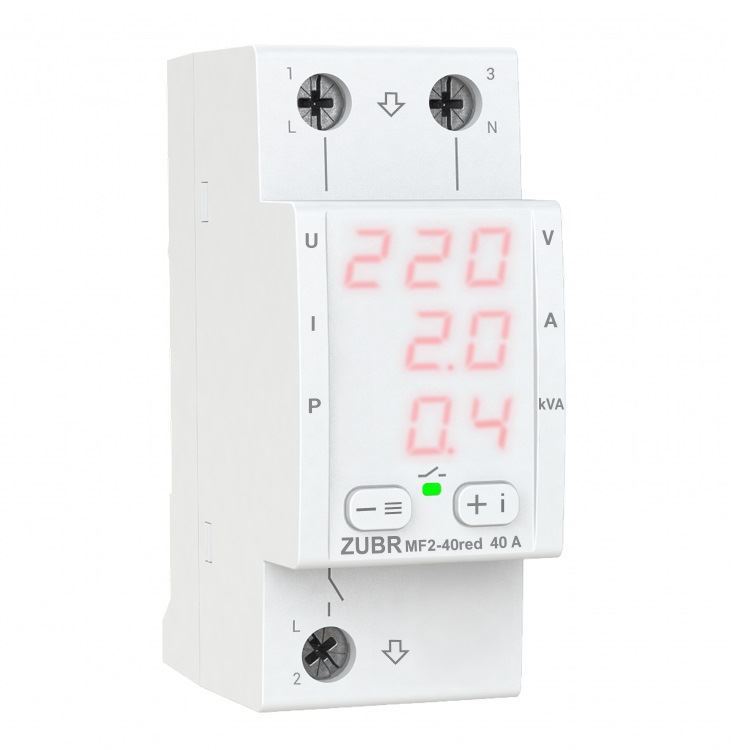 Multifunctional relay ZUBR MF2-40 red