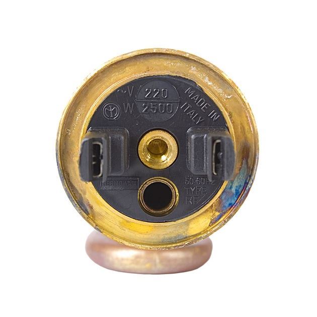 Copper heating element Italy 2500W for d48 flange with space for Thermowatt anode