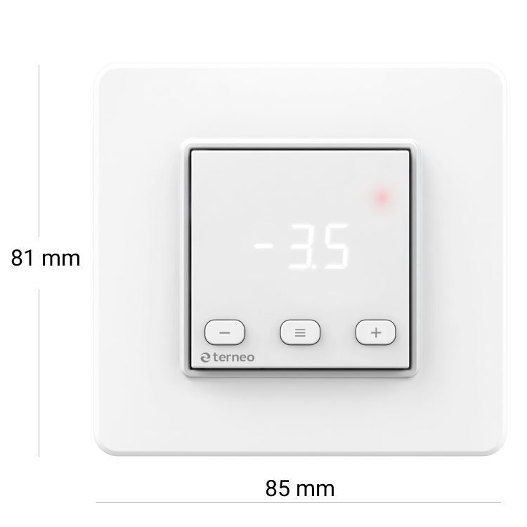 Terneo KT thermostat, white