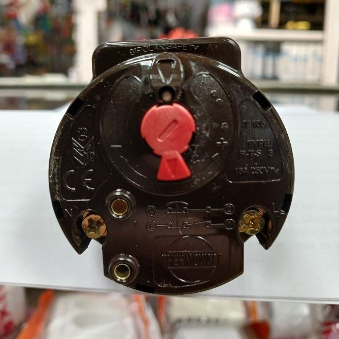 Pin thermostat Italy RTS 16A with thermal protection