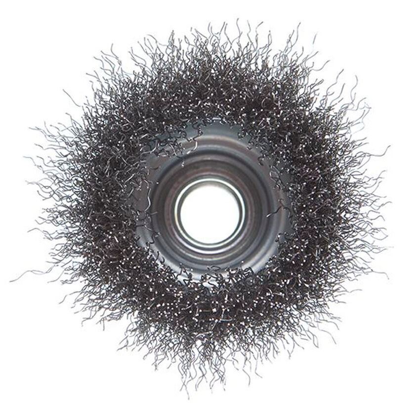 Щітка торцева Intertool 65 мм рифлена (BT-1065)