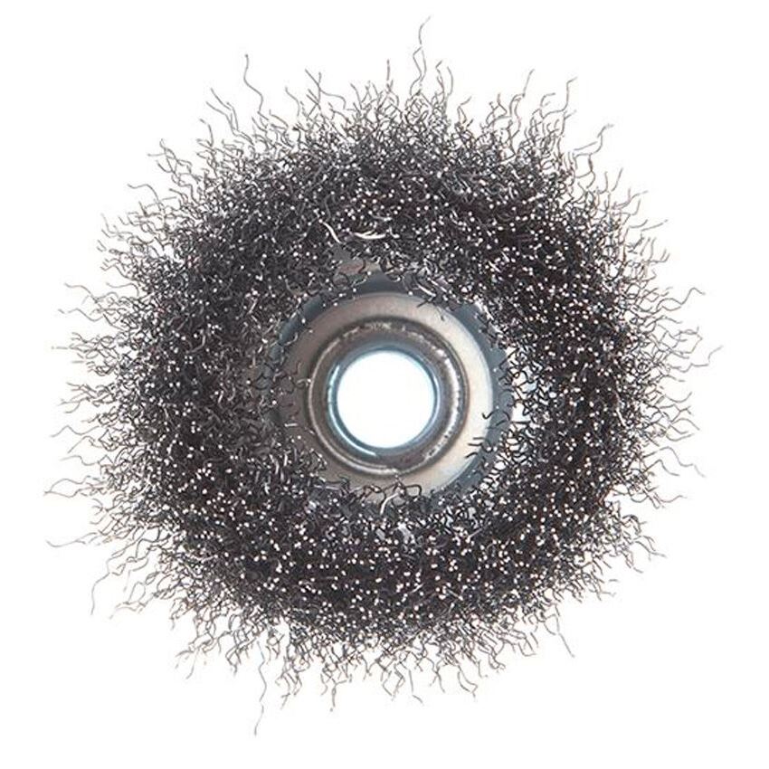 Щітка торцева Intertool 75 мм рифлена (BT-1075)