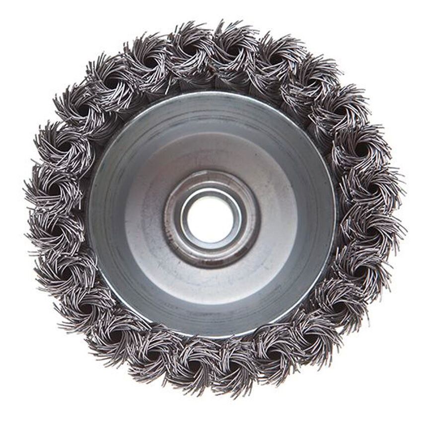 Щітка торцева Intertool 100 мм плетені (BT-2100)