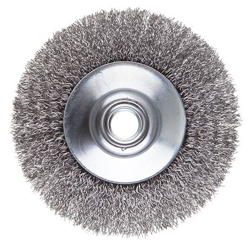 Щітка конусна Intertool 100 мм рифлена (BT-5100)