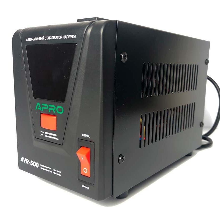 Стабілізатор напруги релейний Apro AVR-500 (852005)