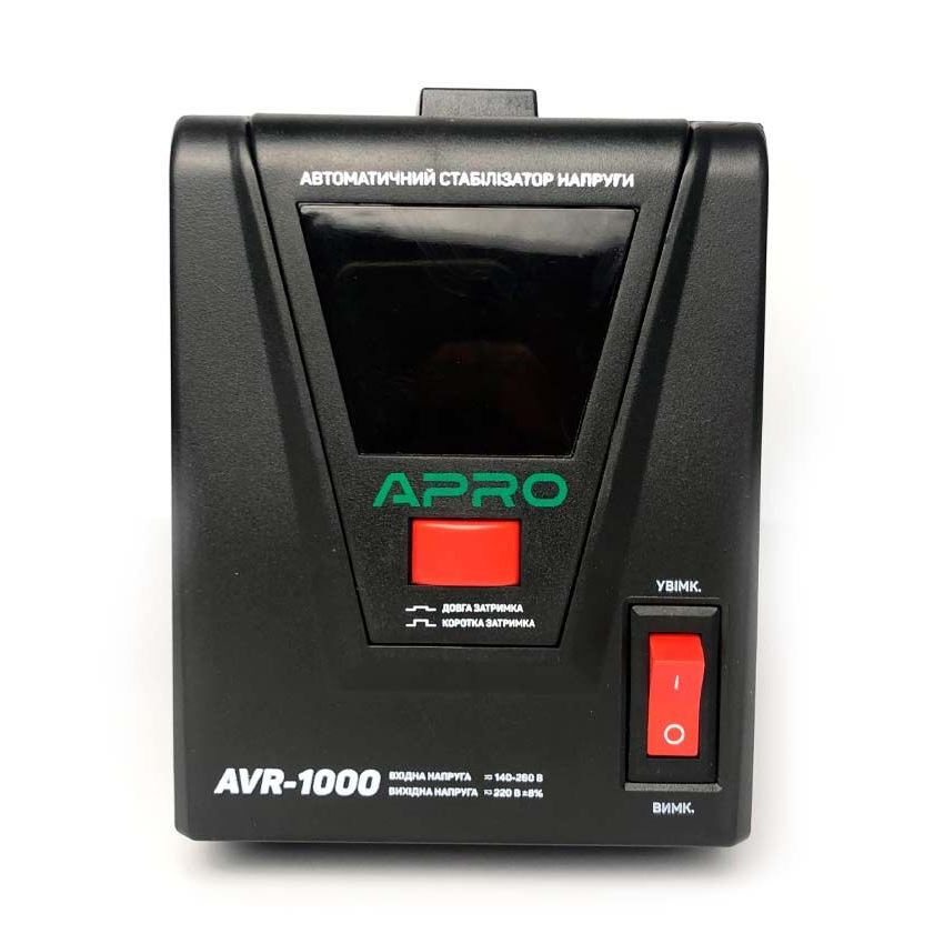 Стабілізатор напруги релейний Apro AVR-1000 (852010)