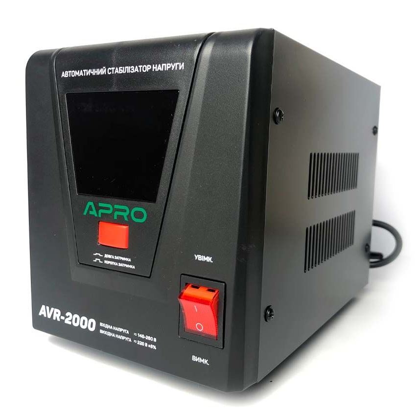 Стабілізатор напруги релейний Apro AVR-2000 (852020)