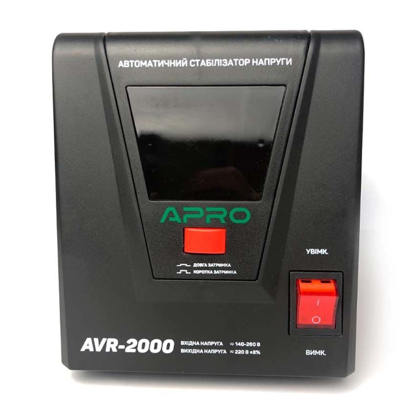 Стабілізатор напруги релейний Apro AVR-2000 (852020)