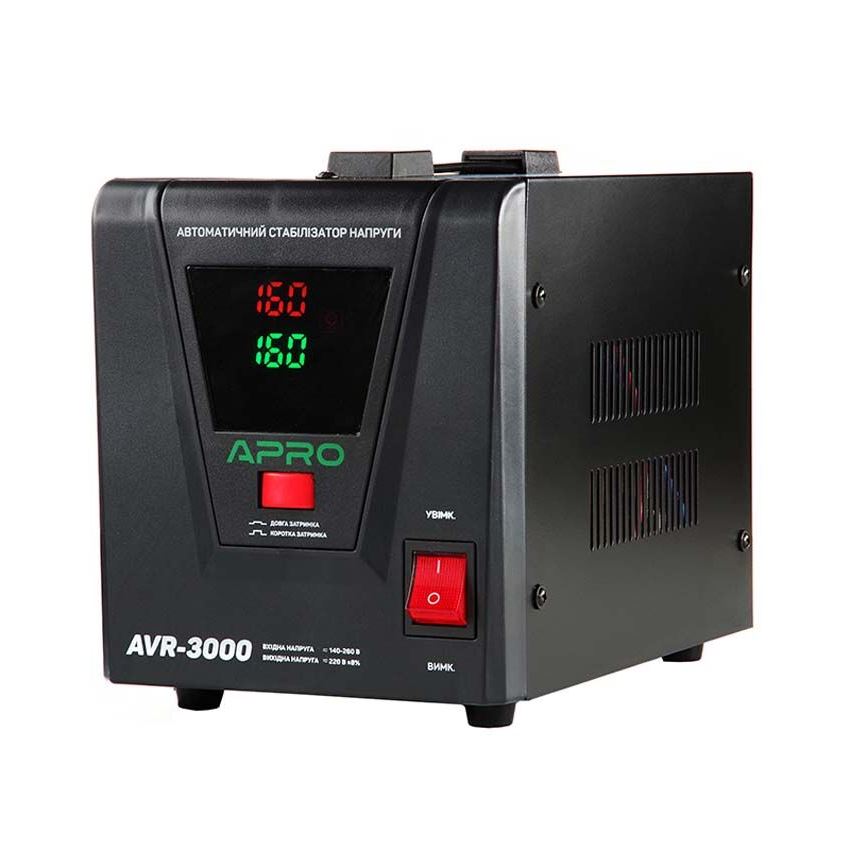 Стабілізатор напруги релейний Apro AVR-3000 (852023)