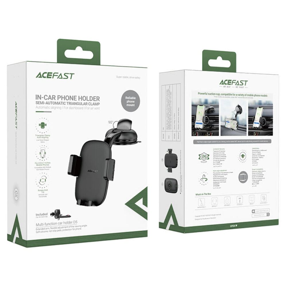 Автотримач для телефона ACEFAST D5 multi-function car holder