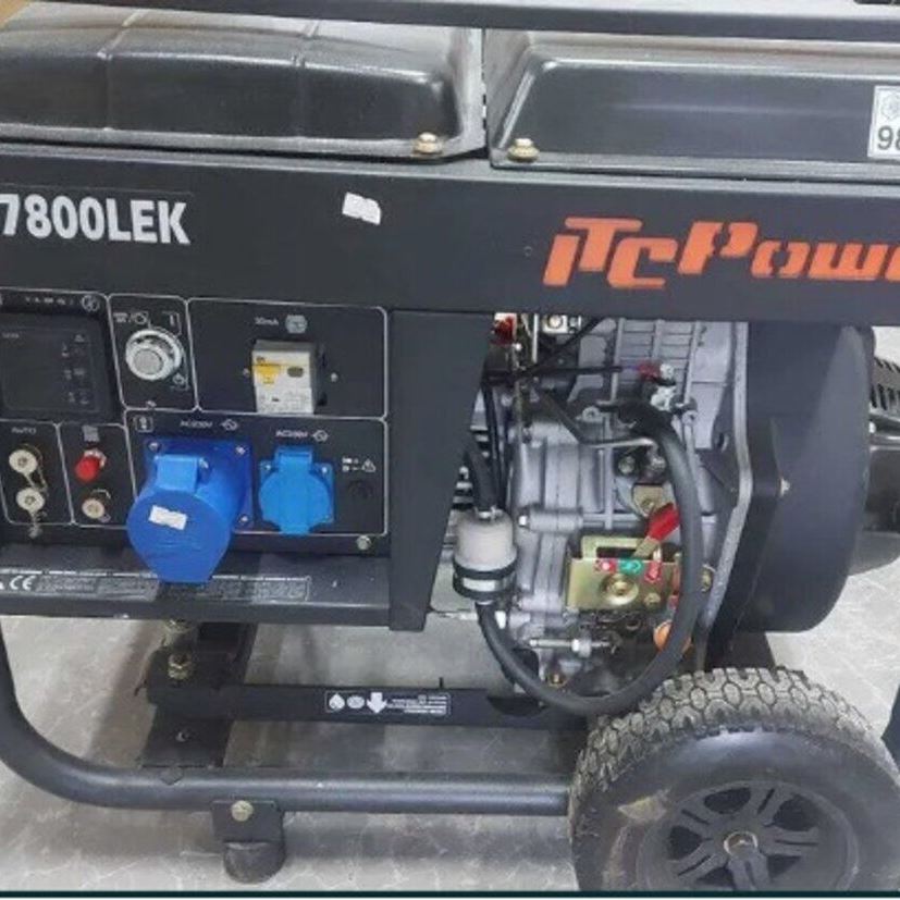 Генератор дизельний Б/в ITC Power DG7800LE(K) 6,0кВт 14л