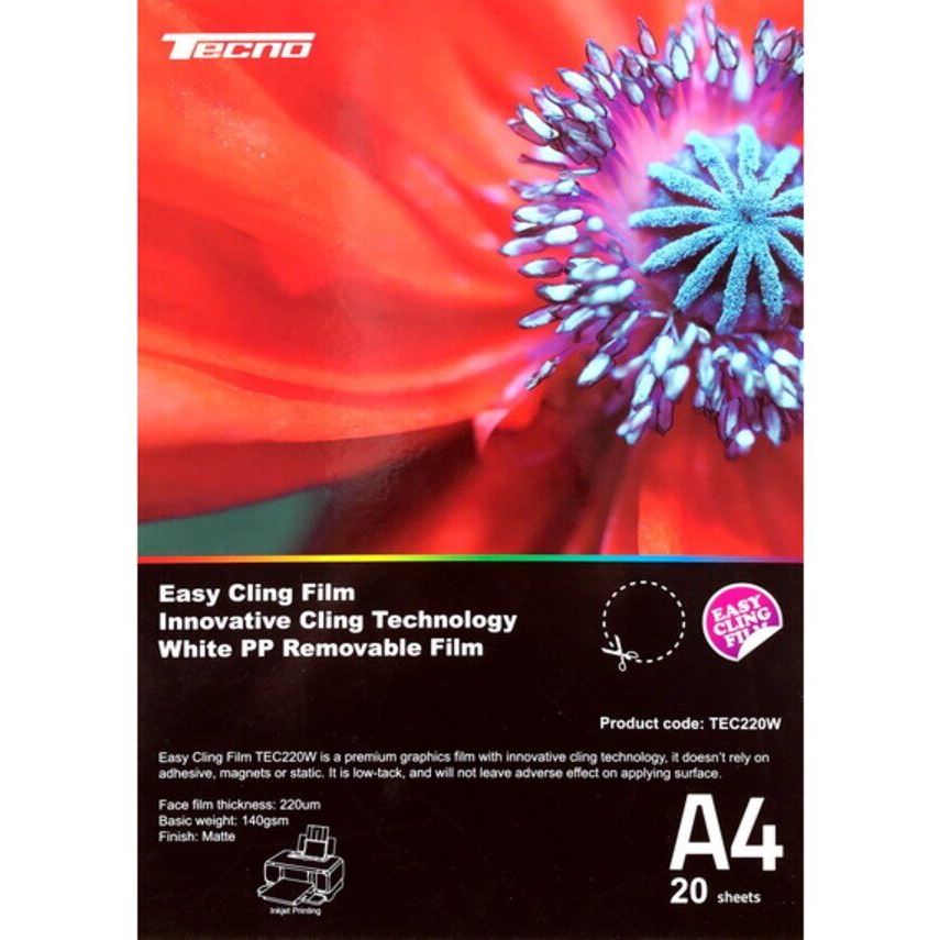 Tecno Easy Cling Film A4 20psc TEC220W