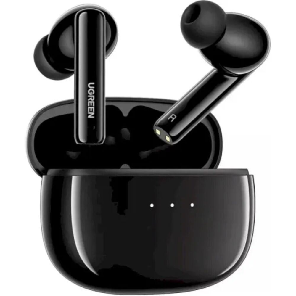 Бездротові навушники UGREEN WS106 HiTune T3 Active Noise-Cancelling Wireless Earbuds, IPX5, Black(UGR-90401)