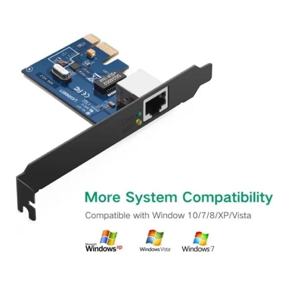 Мережева карта UGREEN US230 Gigabit 10/100/1000Mbps PCI Express Network Adapter(UGR-30771)