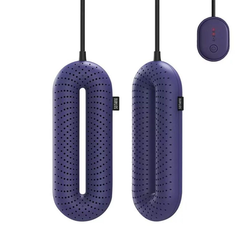 Сушарка для взуття Xiaomi Sothing ZERO Shoes Dryer Purple (from timer) + (перехідник на EU розетку)