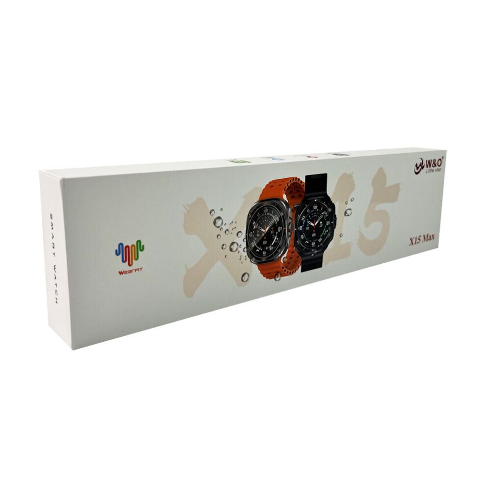 Смарт-годинник W&amp;O X15 Max Amoled+IP67 Orange